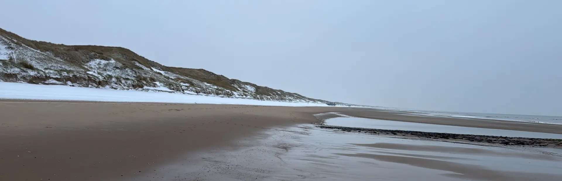 Winetr kust Julianadorp aan Zee
